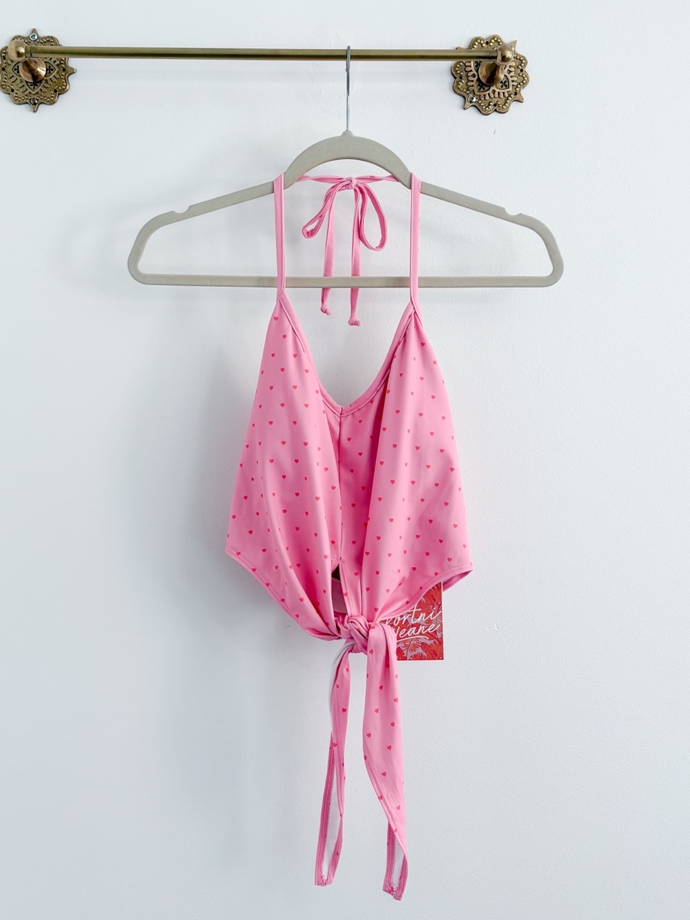 Kortni Jeane Tied Up Heart Top Medium